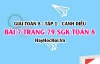 Giải bài 7 trang 79 Toán 8 Tập 1 SGK Cánh Diều